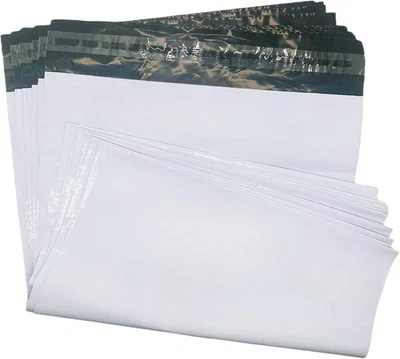 White Poly Mailers 11X14.5 Inches Waterproof Self Sealing Shipping E Commerce Ba - Image 1 of 4