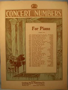 Old 1917 FANTASTIC DANCE Sheet Music DANSE DES FANTOMES - Picture 1 of 1