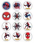 Spiderman Cake Topper Edible Icing Birthday Cupcake Decorations (12)