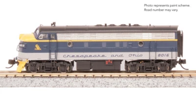 Broadway Limited 9203 N Scale F3 A-Unit C&O #8016 DCC Sound Paragon4 Diesel New - Image 1 of 4
