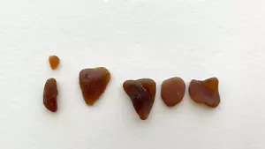 Lettera naturale a forma di cuore "i❤️you" spiaggia mare vetro ciottoli arte parola artigianato US #G - Foto 1 di 9