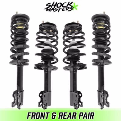 Front Rear Suspension Strut Coil Spring Kit for 1991-2002 Saturn SL1 FWD 1.9L - Image 1 of 4