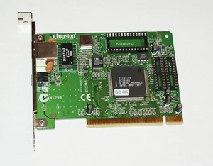 Kingston KNE100TX PCI 10/100 Intel Chip Ethernet Network Card - Picture 1 of 3