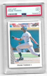 1990 LEAF FRANK THOMAS ROOKIE RC PSA 9 #300 HOF - Picture 1 of 1