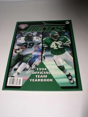 Anuario Oficial NY JETS 1994 De Colección New York Jets ¡Nuevo Stock Antiguo! Foto 1 de 3