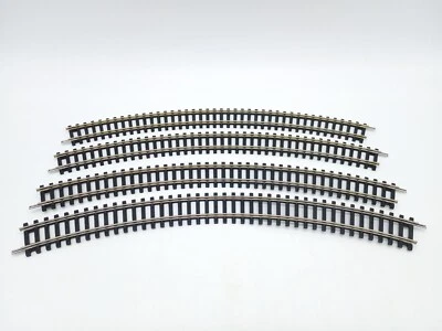 Hornby R605 (x 4 Pieces) 1st Radius Double Curve - New - Image 1 of 4