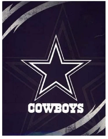 Dallas Cowboys Luxury Plush Queen Size Blanket Cover