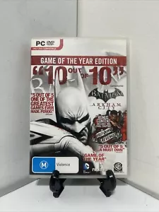 BATMAN - Arkham City (PC DVD-Rom Game) 3 Discs - G/VGC - DC COMICS - Tested - Picture 1 of 7