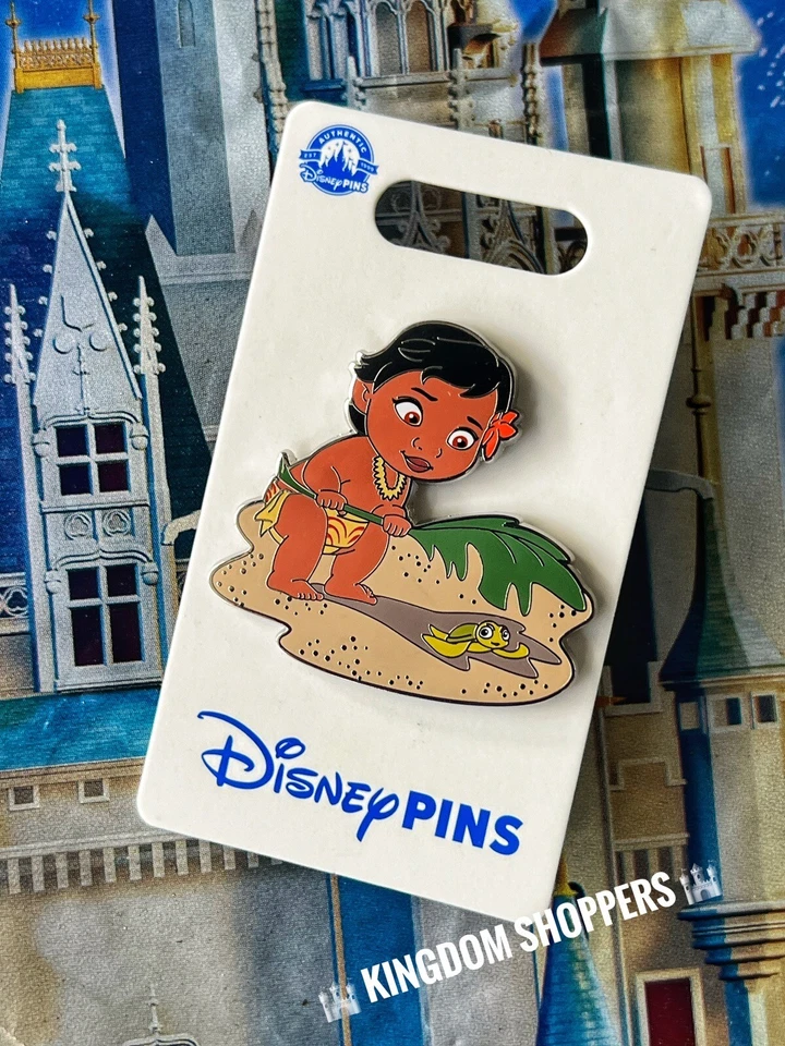 Disney Parks Baby Moana & Turtle OE Pin New - Image 1 of 1