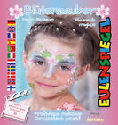 Eulenspiegel Motif-Set Blossom Magic, Makeup Set With Schmink-Anleitung, 1 Brush