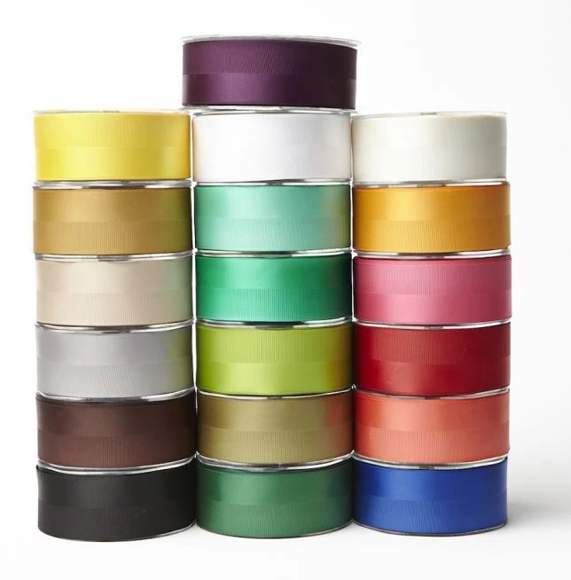 Double Band Satin Gross Grain Gift Wrap Tape Silk Ribbon Decor Craft 1.5" Width - Image 1 of 1