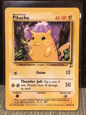 Yellow cheek Pikachu 2nd edition - Image 1 of 3