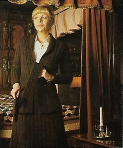 WOMENS CHUNKY RIB SHAWL COLLAR CARDIGAN 32 - 42 inch KNITTING PATTERN - Picture 1 of 2