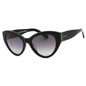 Kate Spade Women's Sunglasses Black Plastic Cat Eye Frame PAISLEIGH/S 0807 WJ - Picture 1 of 2