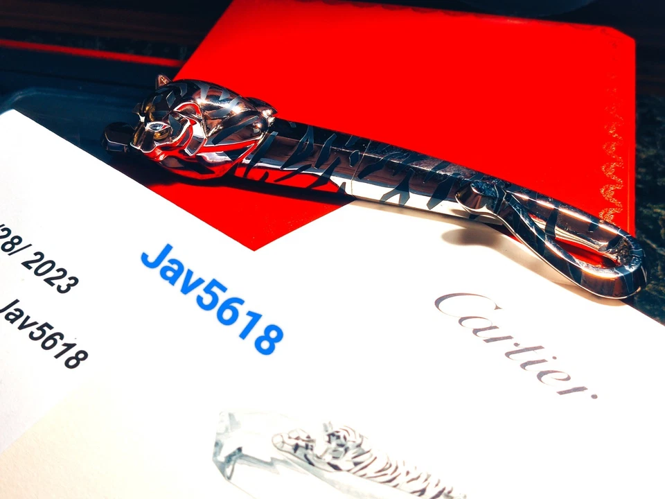 CARTIER TIGER FOUNTAIN PEN PRESTIGE EXCEPTIONAL ART L.E 100 💎💎RAREST,NEW,卡地亞虎年 - Image 1 of 4