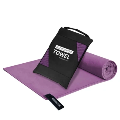 Microfiber Towel Absorbent Quick Dry for Sports Gym Beach Swim Travel Camping - Image 1 of 4