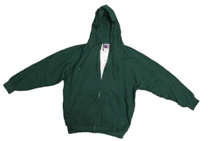 Snap' N' Wear Zipper Hooded Jacket Green XL - Picture 1 of 2