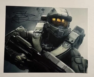 STEVE DOWNES SIGNED 8x10 PHOTO VOICE ACTOR AUTOGRAPHED HALO MASTER CHEIF COA - Picture 1 of 1