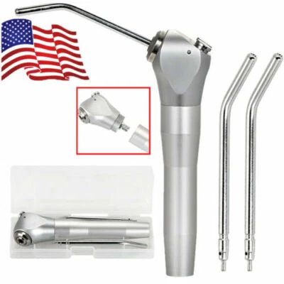 Jeringa triple pulverizadora de agua de aire dental 3 piezas de mano de tres vías con boquillas puntas tubo Foto 1 de 4