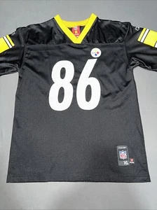Reebok Pittsburgh Steelers Jersey Youth XL Black 86 Hines Ward -3523 - Picture 1 of 12