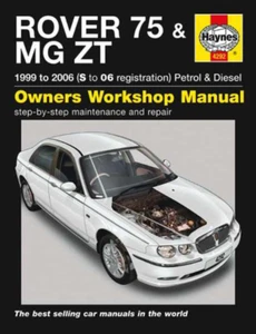 Rover 75 MG ZT 1999-2006 Haynes Manual de taller Gasolina Diesel - Imagen 1 de 5