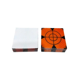 New 100pcs 3M Orange Reflector Sheet 30x30mm Reflective Tape Target For Survey - Picture 1 of 5