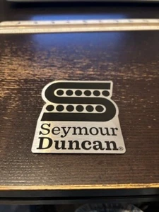 Seymour Duncan Custom OEM FOIL STICKER 4X2 - Picture 1 of 1