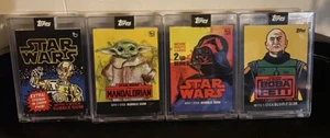 Star Wars 2022 Topps May the 4th Wrapper Art Cards 1 - 4 Jamieson Palmer - Picture 1 of 6