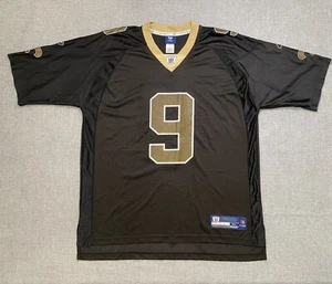Vintage On Field Reebok New Orleans Saints Mens XL Drew Brees Black Jersey - Picture 1 of 18