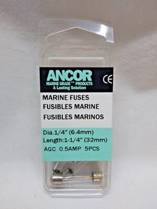 Marine Grade Marine Fuses AGC 5 Pack NEW Variety of sizes available (CHOOSE) - Picture 1 of 27