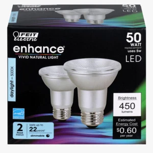 FEIT Electric Enhance 5 watts PAR20 LED Bulb 450 lumens Daylight Floodlight - Picture 1 of 1