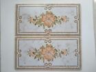 2 Villeroy and Boch Tiles 7.75" x 4.75" Made in Germany Vintage 1979