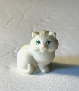 Vintage 1990 Lil Litters My Little Kitty Cutie Calico White Kitten Hasbro - Bild 1 von 3