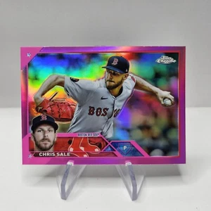 2023 TOPPS CHROME PINK PARALLEL CHRIS SALE BOSTON RED SOX #131 - Picture 1 of 2
