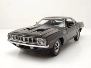 Plymouth Cuda 1971 negro John Wick Chapter 4 modelo de coche 1:18 Highway 61 - Imagen 1 de 11