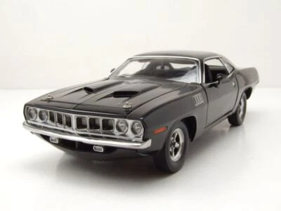 Plymouth Cuda 1971 Nero John Wick Capitolo 4 Modellino 1:18 Highway 61 - Immagine 1 di 4