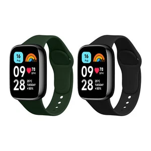 kwmobile Pulsera compatible con Xiaomi Redmi Watch 3 Active correa - 2x Correas - Imagen 1 de 8