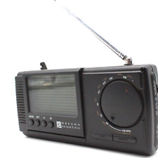 Vintage Oregon Scientific Portable Radio Model 7126/7126EL Retro Small AM/FM 80s