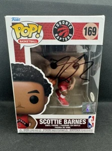 SCOTTIE BARNES signed TORONTO RAPTORS FUNKO POP FIGURE 169 w/ COA PSA DNA - Picture 1 of 6