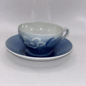 Vintage Bing & Grondahl B&G Denmark 108 TEACUP & SAUCER Flowers - Picture 1 of 10