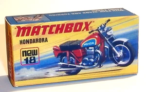 Matchbox Superfast No 18 Hondarora Motor Bike Empty Repro I style box - Picture 1 of 1