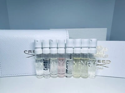 CREED Mujer Perfume Colección Cuero Blanco Billetera Set Regalo 8x1.7ml Foto 1 de 3
