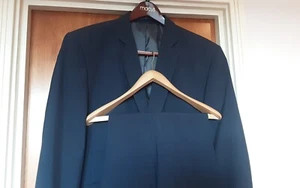 Mens BRITISH TAILOR Suit 2 Pice Navy Chest 50in, Long Trousers Waist 50in Regula - Picture 1 of 23