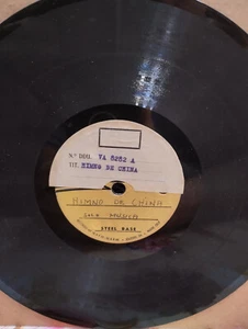 RARE RADIO ACETATE 78 RPM FROM URUGUAY: CHINESE ANTHEMS 78 RPM *HEAR* Ca. 1950 - Picture 1 of 6