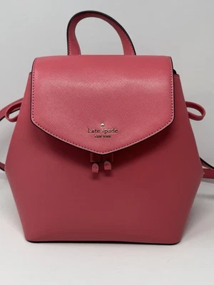 Mochila Kate Spade Lizzie Bikini Rosa Cuero Saffiano Mediana Auténtica Usada en Excelente Condición Foto 1 de 4