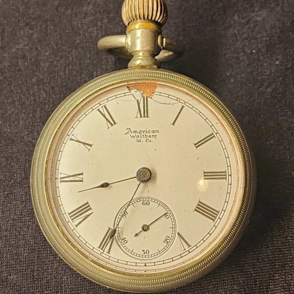 Reloj Bolsillo American Waltham 1891 - 4551149 - Años 18, 17j, Silveroid, Piezas/Reparación Foto 1 de 4