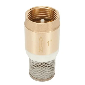 Valves Foot Valve Plumbing Accessories Brass 1 Inch Internal Thread - Picture 1 of 18