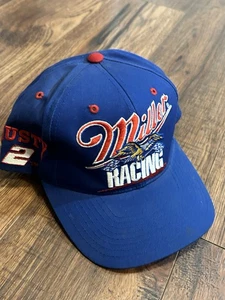 Vintage Miller Lite Nascar Penske Racing South Rusty Wallace 2 Snapback Mütze Kappe - Bild 1 von 5