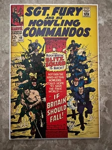 Sargento Furia #48 FN - 5,5 (Marvel Comics 1968) - Grado superior con bronceado - Imagen 1 de 23