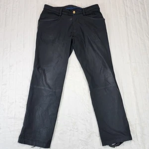 Pantalones chinos Lululemon ABC para hombre gris oscuro elásticos rendimiento DEFECTOS talla 33 x 28 - Imagen 1 de 13